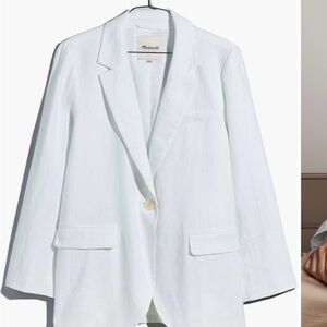 Madewell The Larsen Linen Blazer - Size Small